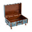 Stateroom Trunk Table <br> Petrol <br> (L 82 x H 46) cm