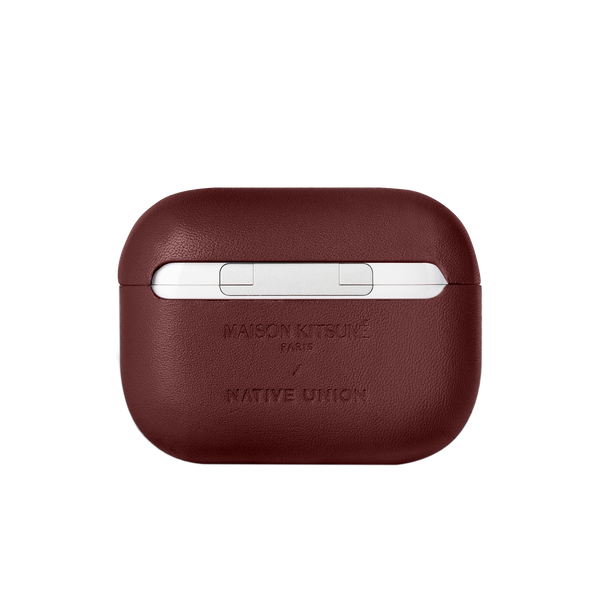 Profile Fox Leather Case <br> for AirPods Pro (Gen 2) <br> Wine Lees