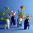 My Superhero Vase<br> Glossy Blue <br> (H 27.5) cm