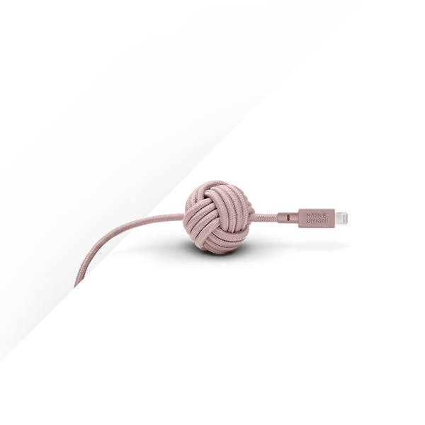 Night Cable Rose <br> USB-A to Lightning <br> 3 m
