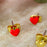 Grigri Earrings <br> Red Velvet