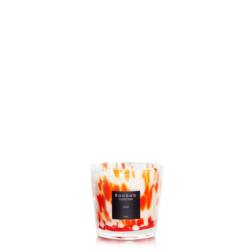 Pearls Coral Candle<br> Citrus, Jasmine, Cedar<br> (H 8) cm