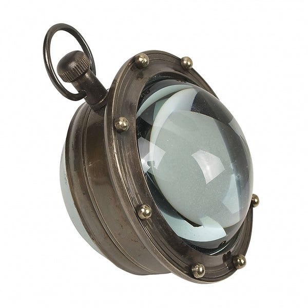 Porthole Eye of the Time Clock with Stand <br> (H 17.5) cm