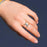 Lune Ring <br> Ice Blue