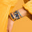 Vaporetto Bracelet <br> Slate Grey & Saffron Yellow