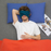 Ostrich Pillow Loop <br>Eye Mask Pillow <br>Blue Reef