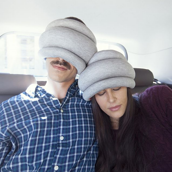 Ostrich Pillow Light <br>Multi Use Travel Pillow<br> Midnight Grey
