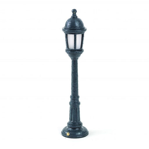 Street <br> Rechargeable Grey Lamp <br> (Ø 10 x H 42) cm