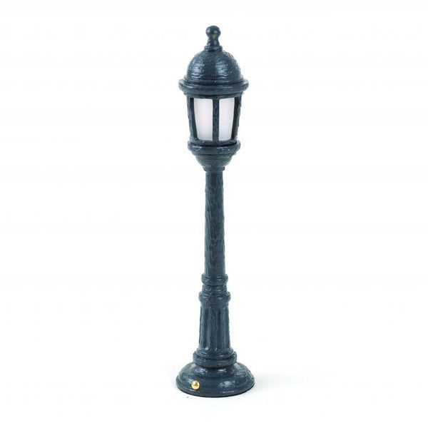 Street <br> Rechargeable Grey Lamp <br> (Ø 10 x H 42) cm