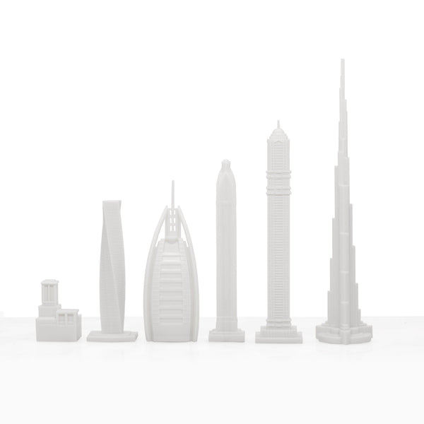 Chess Set <br> Dubai Edition with Marble Hatch Board