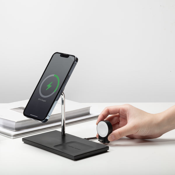 Snap 3-in-1 Magnetic Wireless Charger <br> Black