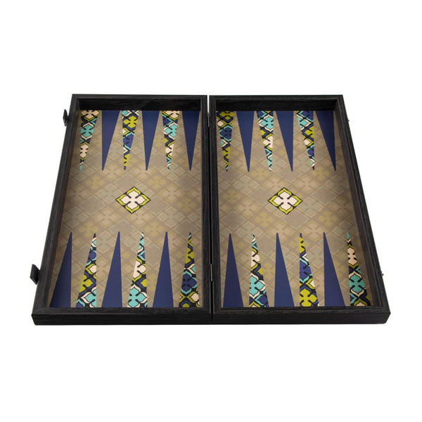 Geometrical Floral Pattern <br> Backgammon Set <br> (47 x 24.5) cm