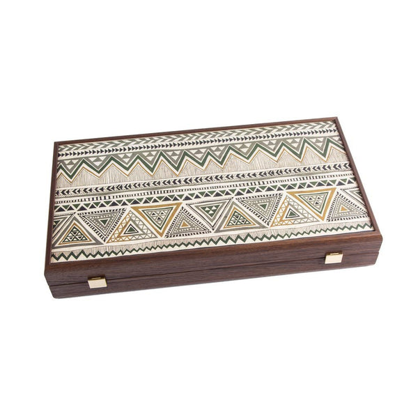 Greek Folk Art <br> Backgammon Set <br> (47 x 24.5) cm