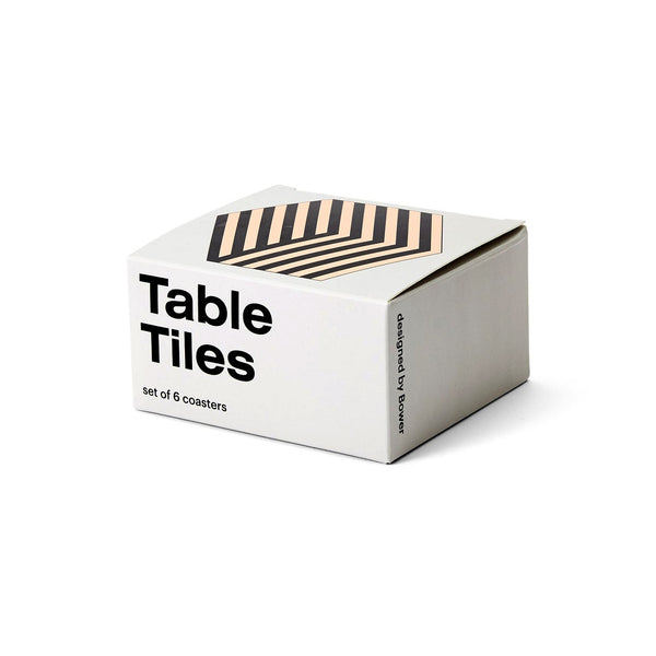 Table Tiles Optic <br> Set of 6