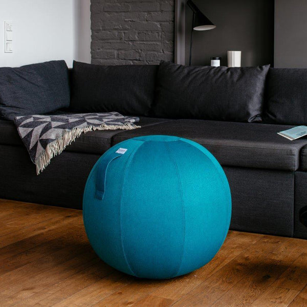 LEIV Fabric Seating Ball <br> Dark Petrol <br> (Ø 60-65) cm