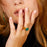 Arty Ring <br> Emerald Green
