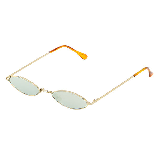 XYZ Sunglasses <br> Gold Frame <br> Silver Mirror Lenses