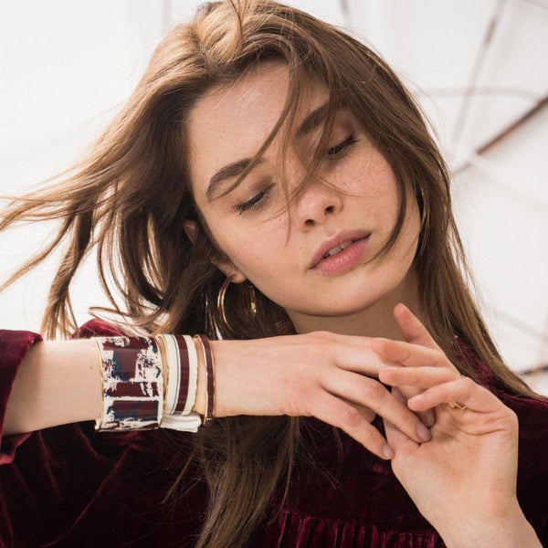 Zef Cuff <br> Dark Red