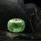 Apple Crackled Glass Transparences <br> Emerald <br> (Ø 38 x H 35) cm