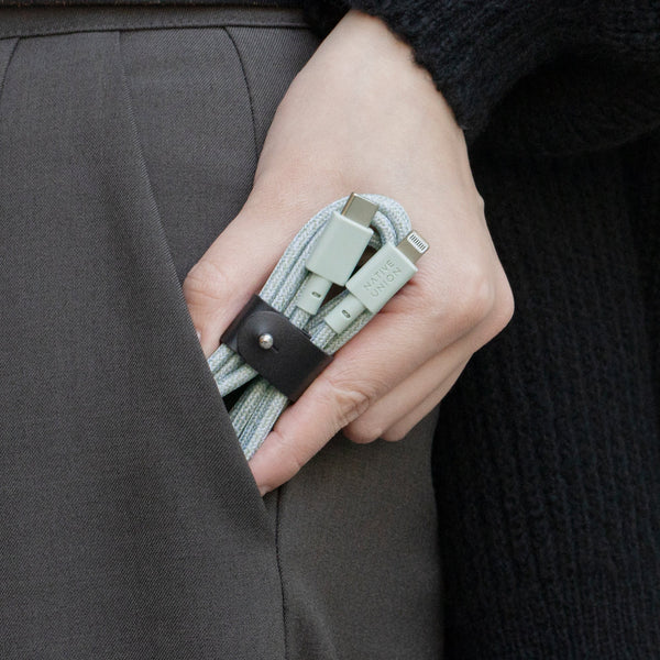 Belt Cable Sage <br> USB-C to Lightning <br> 1.2 m