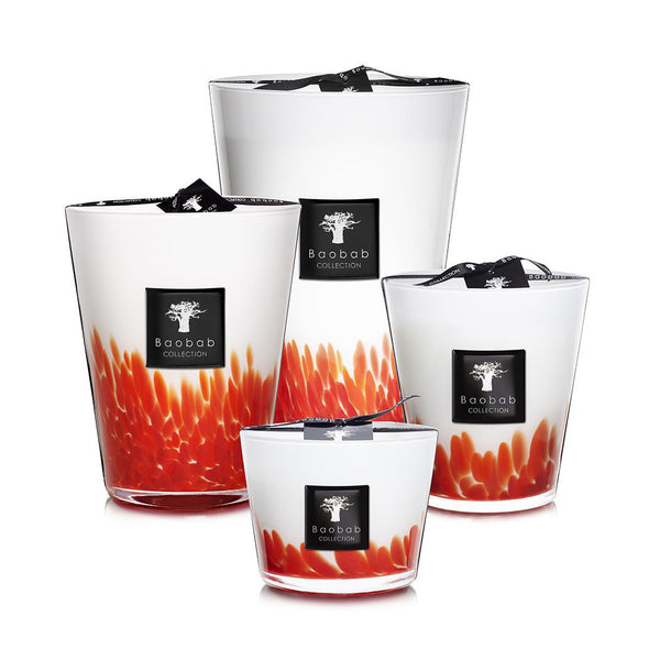 Feathers Maasai Candle<br> Patchouli, Rum Extract, Amber<br> (H 35) cm