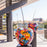 Cherry Fiber-Resin Sculpture <br> Graffiti <br> (Ø 50 x H 50) cm