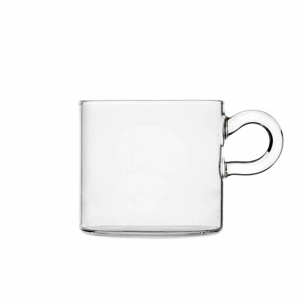 Piuma Teacup with Saucer <br> Clear