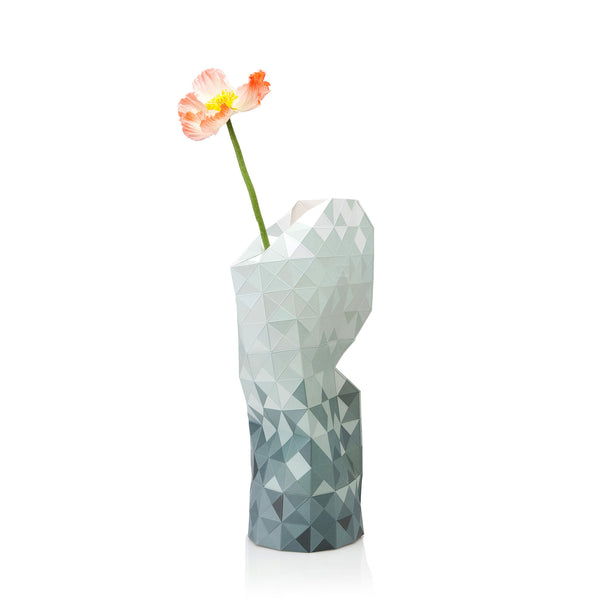 Paper Vase Cover <br> Grey <br> (H 42) cm