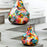 Pear Fiber-Resin Sculpture <br> Graffiti <br> (Ø 38 x H 38) cm