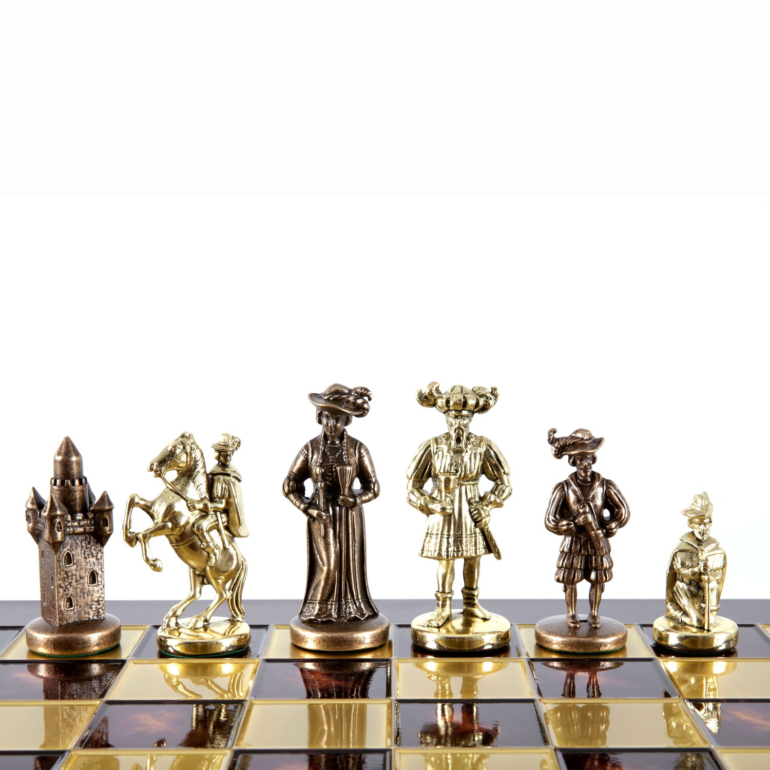 Skyline Chess - Bronze Doha Chess Set