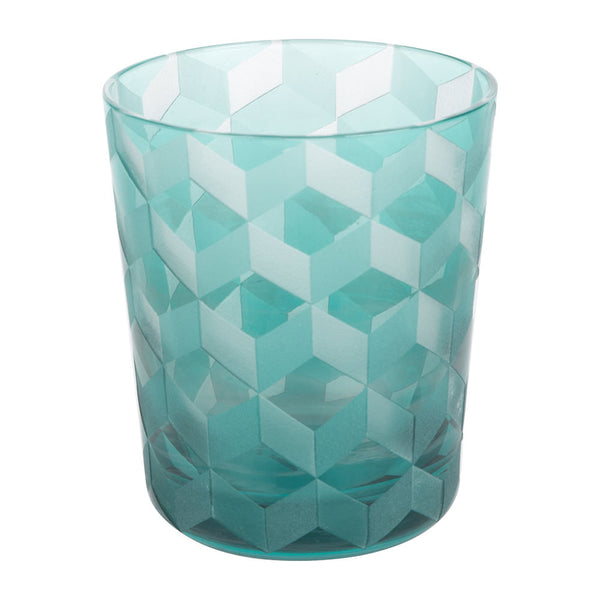Blocks Tumbler Glass <br> Set of 6 <br> 250 ml