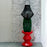 Striped Pear Lantern <br> Black <br> (Ø 41 x H 57) cm