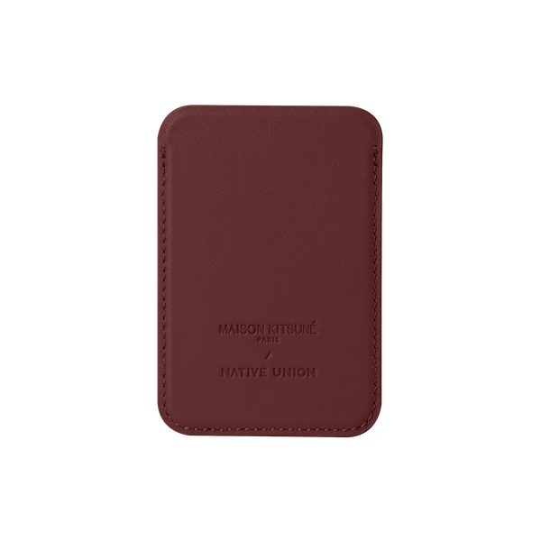 Profile Fox Leather Magnetic Card Case <br> iPhone 14 Pro <br> Wine Lees